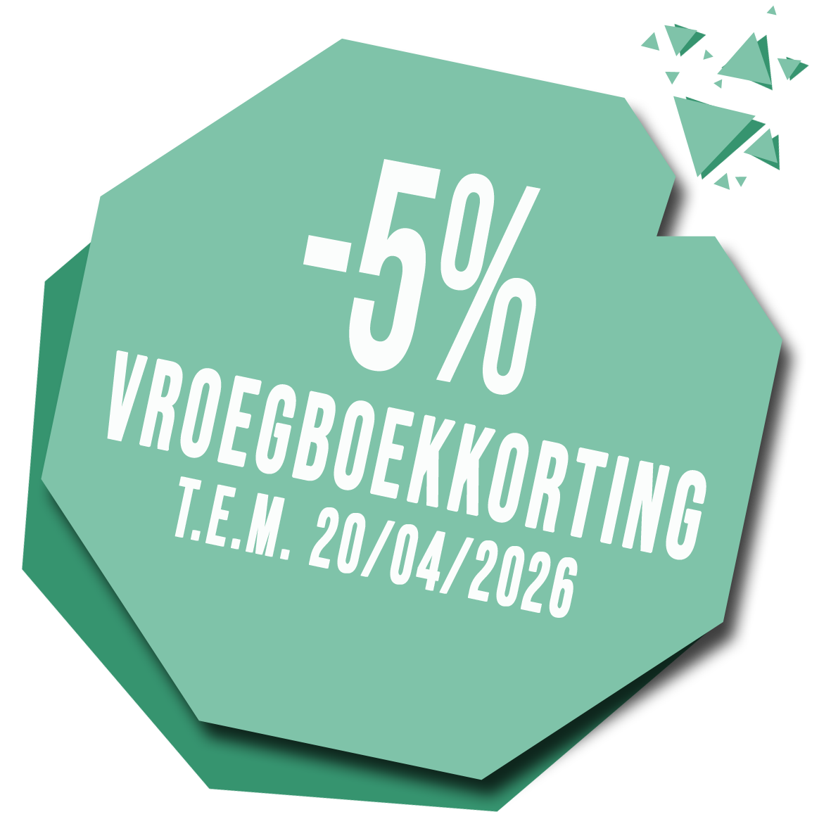 -5% VBK t.e.m. 20/04/'26