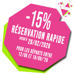 -15% RR jusqu'au 28/02/'26 départs entrte 12/06 et 18/09/'26