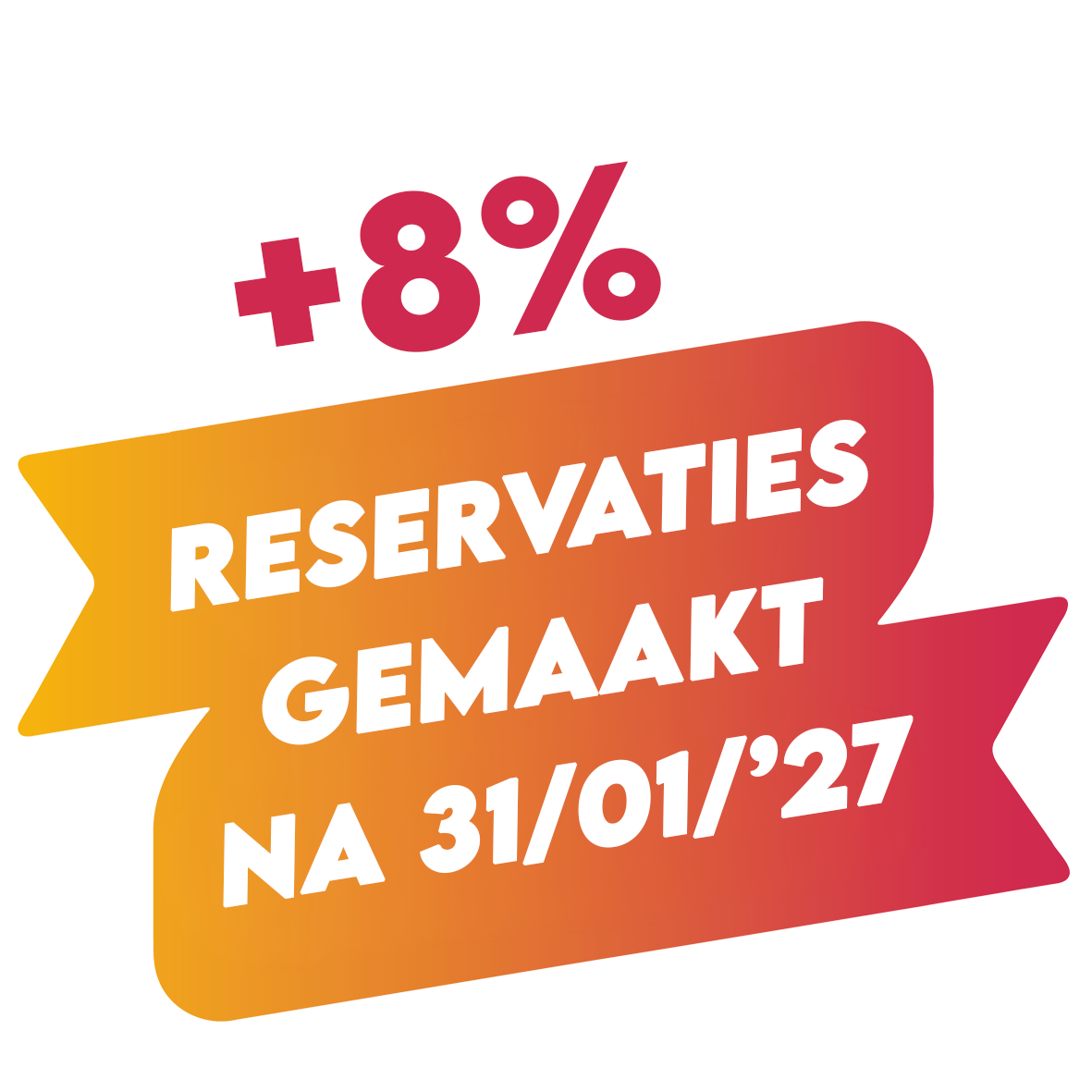 LBS +8% reservaties na 31/01