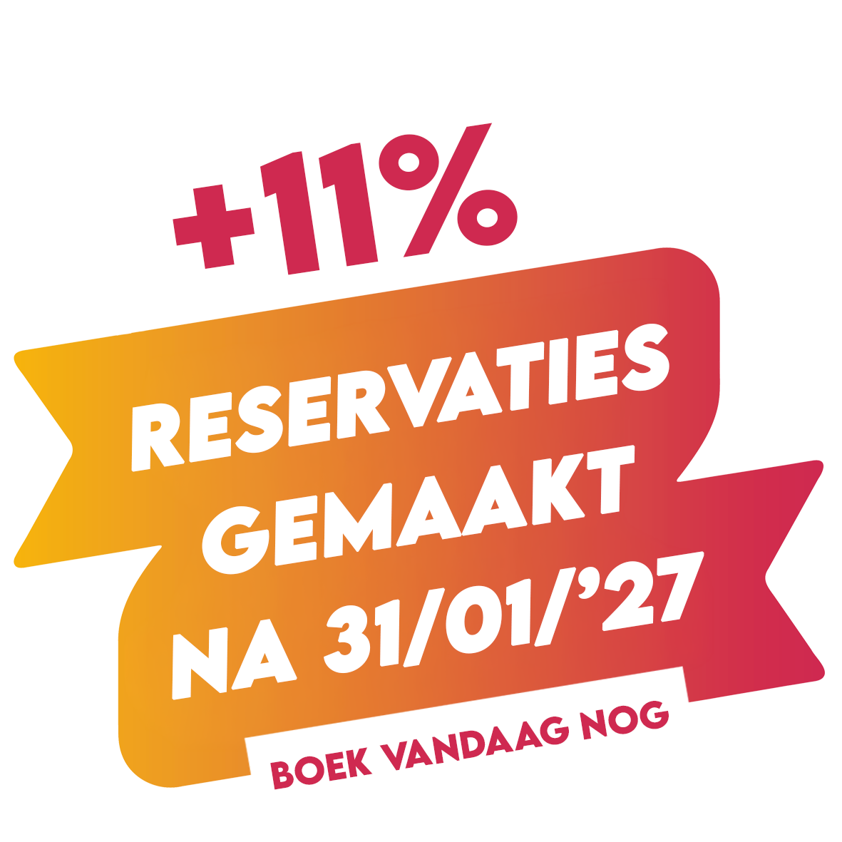LBS +11% reservaties na 31/01/'27